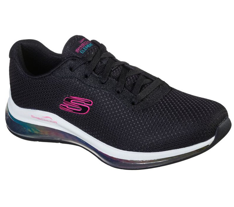 Skechers Skech Air Element 2.0 - Kaleidoscope Splash - Womens Sneakers Black/Multicolor [AU-ZW7546]